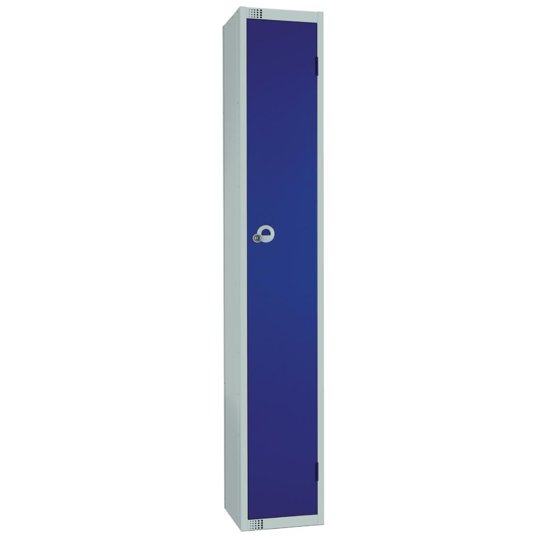 Elite Single Door Camlock Locker Blue - W974-C Steel Lockers 450mm Deep Elite Lockers   