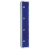 Elite Four Door Camlock Locker Blue - W977-C Steel Lockers 450mm Deep Elite Lockers   