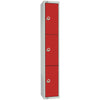 Elite Four Door Manual Combination Locker Locker Red - W982-CL Steel Lockers 450mm Deep Elite Lockers   