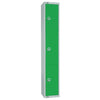 Elite Three Door Electronic Combination Locker Green - W986-EL Steel Lockers 450mm Deep Elite Lockers   