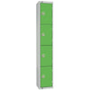Elite Four Door Electronic Combination Locker Green - W987-EL Steel Lockers 450mm Deep Elite Lockers   