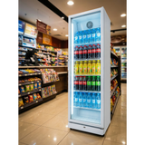Prodis XD381-LE Single Door Upright Display Fridge Reversible Door Upright Single Door Bottle Coolers Prodis