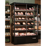 Prodis Panoramic Frameless Glass Door Multideck Black | XMD1250-MK2-K Refrigerated Merchandisers Prodis