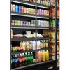 Prodis Panoramic Frameless Glass Door Multideck Black | XMD1250-MK2-K Refrigerated Merchandisers Prodis
