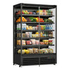 Prodis Panoramic Frameless Glass Door Multideck Black | XMD1250-MK2-K Refrigerated Merchandisers Prodis