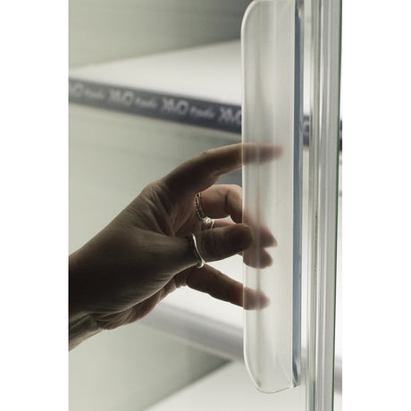 Prodis Panoramic Frameless Glass Door Multideck White - XMD2500-P-FGD-W