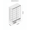 Prodis Panoramic Frameless Glass Door Multideck Black | XMD1250-MK2-K Refrigerated Merchandisers Prodis