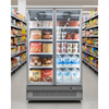 Prodis Heavy Duty Low Energy Double Door Display Freezer | XPD1250-N-G-LE