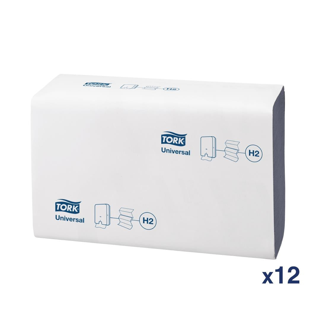 Tork Z Fold Blue Hand Towels 1Ply 250 Sheets (Pack of 12) - Y038  Tork   