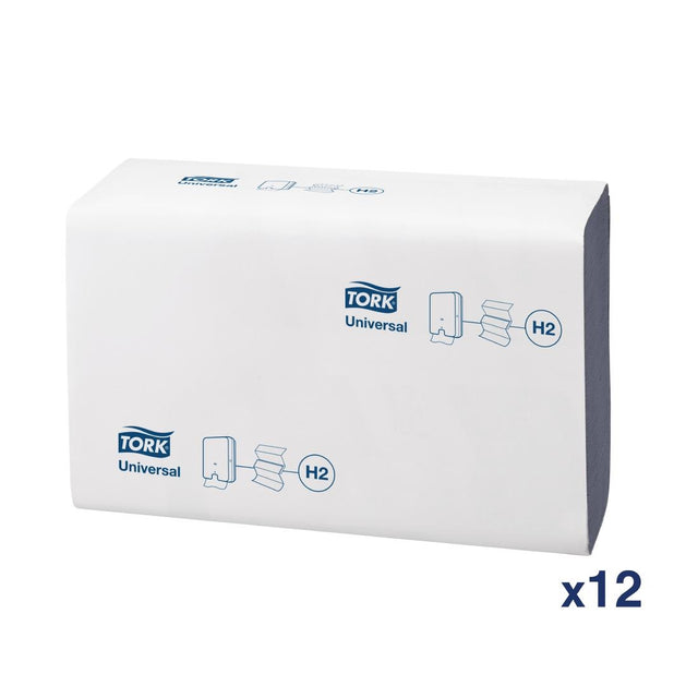 Tork Z Fold Blue Hand Towels 1Ply 250 Sheets (Pack of 12) - Y038  Tork   