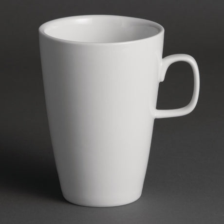 Olympia Whiteware Latte Mugs 400ml 14oz (Pack of 12) - Y109 Olympia Crockery Olympia   