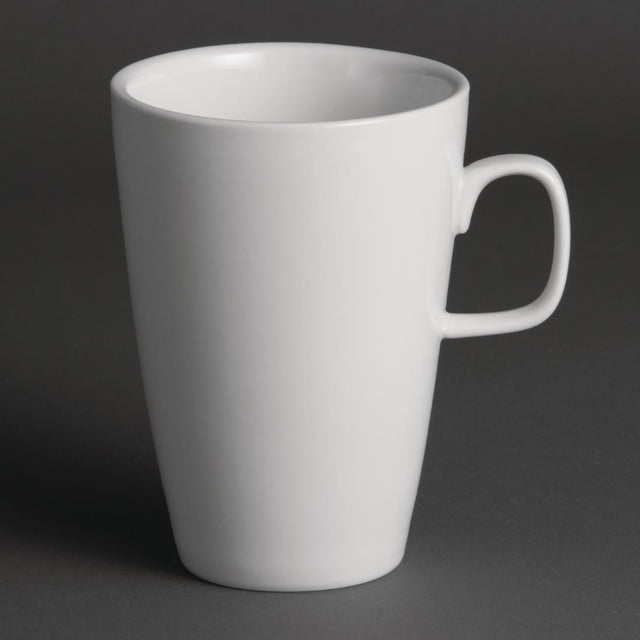 Olympia Whiteware Latte Mugs 400ml 14oz (Pack of 12) - Y109 Olympia Crockery Olympia   