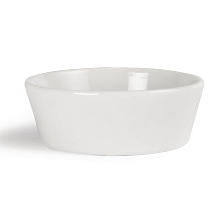 Olympia Whiteware Miniature Circle Dishes 75mm (Pack of 12) - Y135 Olympia Crockery Olympia   