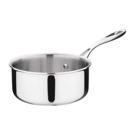 Vogue Stainless Steel & Aluminium Tri-Wall Saucepan 16cm - Y245  Vogue   