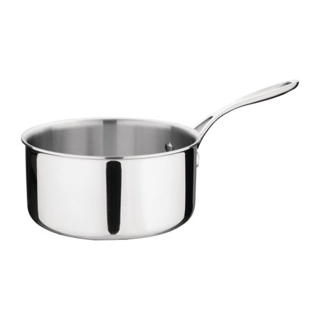 Vogue Stainless Steel & Aluminium Tri-Wall Saucepan 20cm - Y246  Vogue   