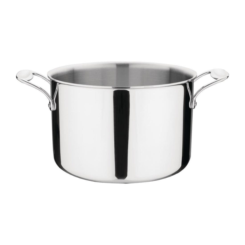 Vogue Stainless Steel & Aluminium Tri-Wall Stew Pan 25cm - Y255 Casserole & Stew Pans Vogue