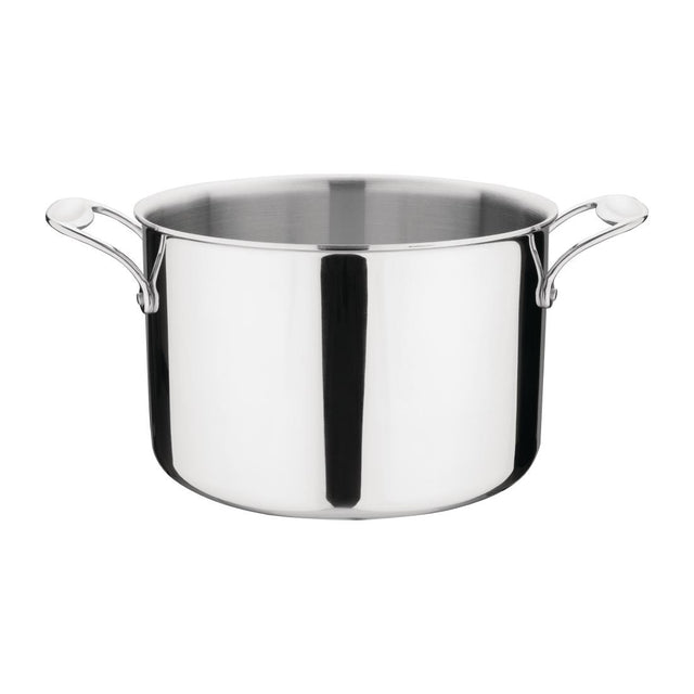 Vogue Stainless Steel & Aluminium Tri-Wall Stew Pan 25cm - Y255 Casserole & Stew Pans Vogue