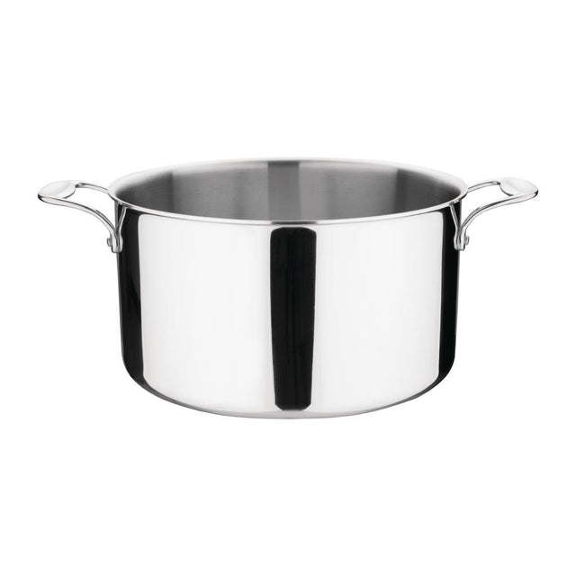Vogue Stainless Steel & Aluminium Tri-Wall Stew Pan 28cm - Y256 Casserole & Stew Pans Vogue