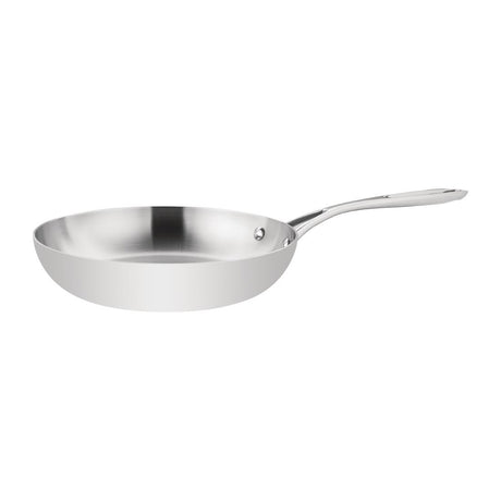 Vogue Stainless Steel & Aluminium Tri-Wall Frying Pan 24cm - Y320  Vogue   