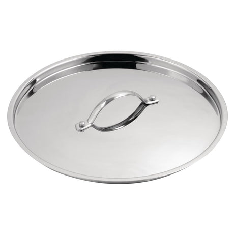 Vogue Stainless Steel & Aluminium Tri-Wall Stew Pan Lid 28cm - Y426 Casserole & Stew Pans Vogue