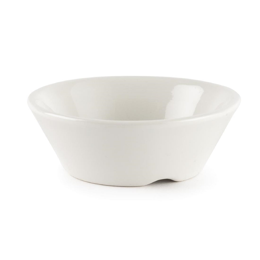 Churchill Whiteware Sauce Dishes 57ml (Pack of 24) - Y649 Churchill Super Vitrified Churchill   