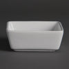 Olympia Mini Square Dishes White 90ml 85mm (Pack of 12) - Y729 Olympia Crockery Olympia   