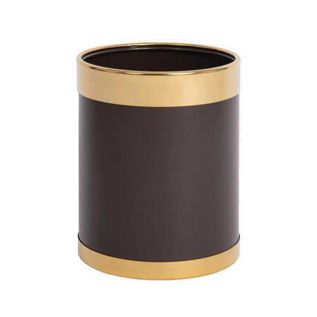 Bolero Waste Paper Bin with Gold Rim - Y804  Bolero   