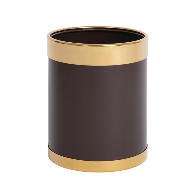 Bolero Waste Paper Bin with Gold Rim - Y804  Bolero   