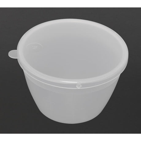 Kitchen Craft Polypropylene Pudding Basins 290ml (Pack of 12) - Y838  Kitchen Craft   