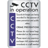 Vogue CCTV In Operation Crime Prevention Sign - Y928  Vogue   
