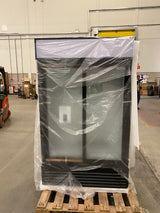 Empire Double Door Display Cooler Sliding – B Energy Rated Commercial Fridge with Merchandising Canopy | CL-690B - Graded Item