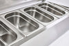 Sterling Pro Cobus Topping Well Stainless Steel Lid 5 x GN1/4 - SPT1200-330-SS VRX Topping Units Sterling Pro   