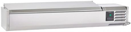 Sterling Pro Cobus Topping Well Stainless Steel Lid 6 x GN1/4 - SPT1400-330-SS VRX Topping Units Sterling Pro   