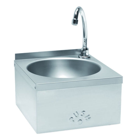Combisteel Knee Operated Hand Wash Sink With Mixer Tap - 7013.0785 Hand Wash Sinks Combisteel   