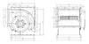 Combisteel Centrifugal Kitchen Extractor Box Fan 12/12 6800 m3/h - 7225.0170 Centrifugal Kitchen Extractor Fans Combisteel   