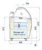 Combisteel Isabella Ice Cream Counter Display Freezer 13 x 5 Litre - 7295.0025 Ice Cream Display Freezers Combisteel   