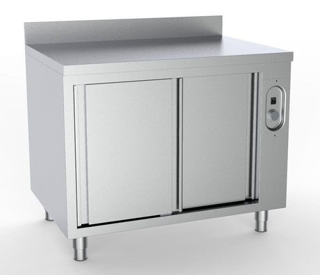 Combisteel Heated Warming Cupboard 1200mm Wide with Upstand - 7333.0314