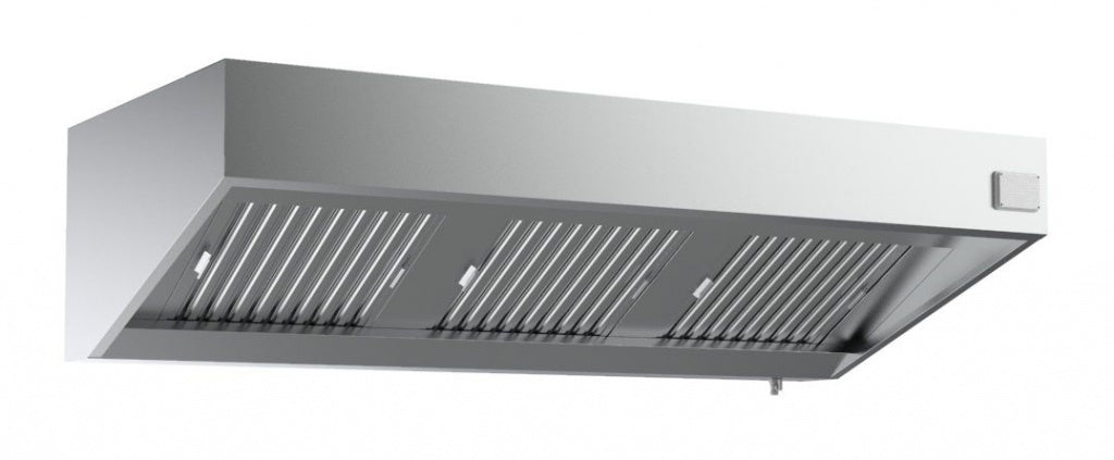 Combisteel 1100mm Deep Extraction Hood 3000mm Wide With Motor, Filters & LED Lights *Transport On Request* - 7333.1125 Kitchen Canopies & Cooker Hoods Combisteel