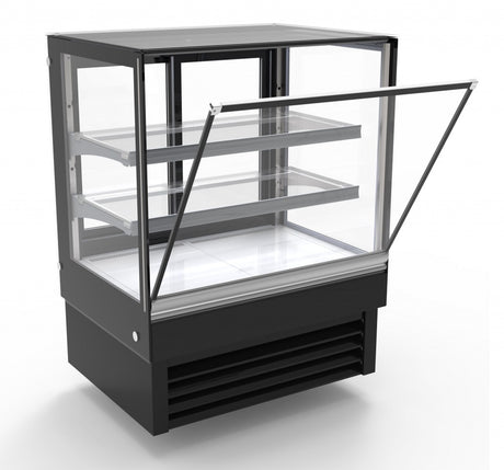 Combisteel Flat Glass Deli Display Fridge 190 Ltr - 7450.0820 Refrigerated Floor Standing Display Combisteel   