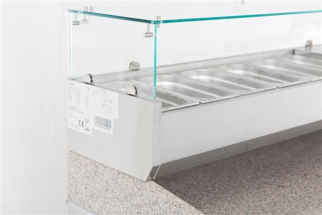 Combisteel Refrigerated Topping Unit with Glass Surround 1/4 GN x 6 - 7450.0007 VRX Topping Units Combisteel   
