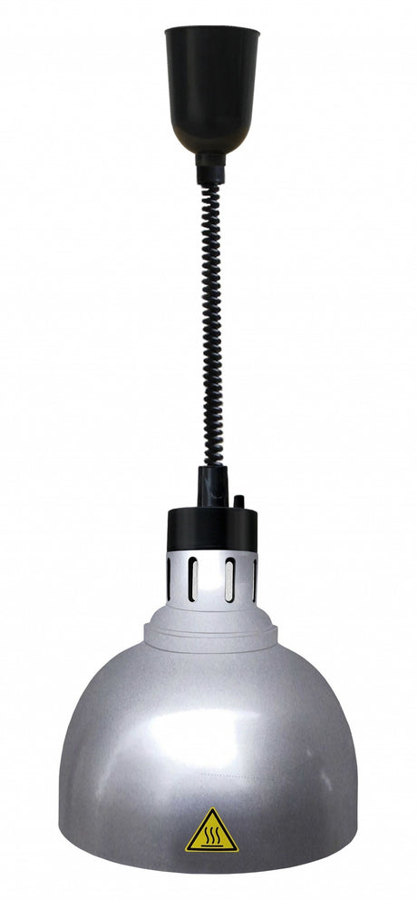 Combisteel Telescopic Heat Lamp Silver 250w - 7455.1837 Hanging Food Heat Lamps Combisteel   