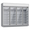 Combisteel Four Hinged Glass Door Freezer Merchandiser 2060Ltr - 7455.2440 Upright Glass Door Freezers Combisteel   
