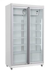 Combisteel Double Glass Door Display Freezer INS-1000F - 7455.2420 Upright Glass Door Freezers Combisteel   