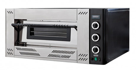 Combisteel Gas Single Deck Pizza Oven 6 x 12 Inch - 7485.0015 Single Deck Pizza Ovens Combisteel   