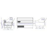 Combisteel Morris Refrigerated Serve Over 1584mm Wide - 7486.0070 Standard Serve Over Counters Combisteel   