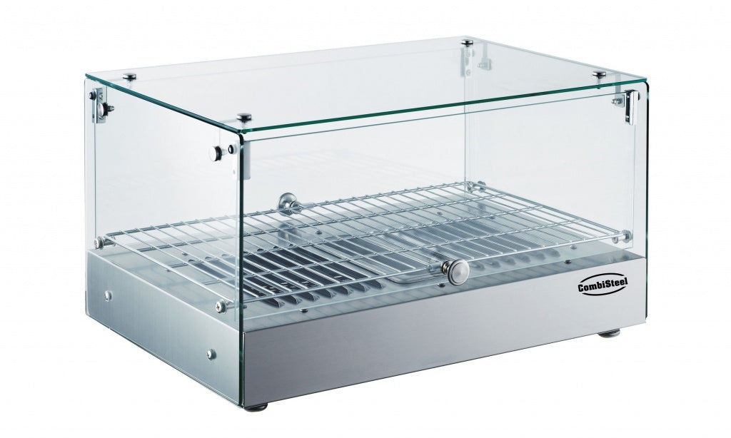 Combisteel Heated Compact Display Hot Cabinet 35 Litre - 7487.0120 Heated Counter Top Displays Combisteel   