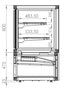 Combisteel Deli Patisserie Flat Glass Display Fridge 450 Ltr - 7489.5460 Refrigerated Floor Standing Display Combisteel   