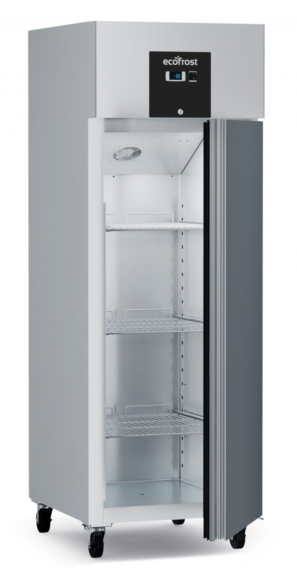 Combisteel Ecofrost Upright Stainless Steel Single Door Fridge GN 2/1 600 Litre - 7950.5200 Refrigeration Uprights - Single Door Combisteel   