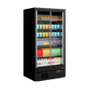 Tefcold Galaxy Full Glass Door Multideck 1018mm Wide Black - GP10FGD Refrigerated Merchandisers Tefcold   