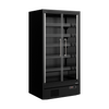 Tefcold Galaxy Full Glass Door Multideck 1018mm Wide Black - GP10FGD Refrigerated Merchandisers Tefcold   